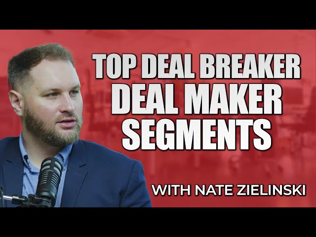 Top Deal Maker / Deal Breaker Segments of Uncontested Investing
